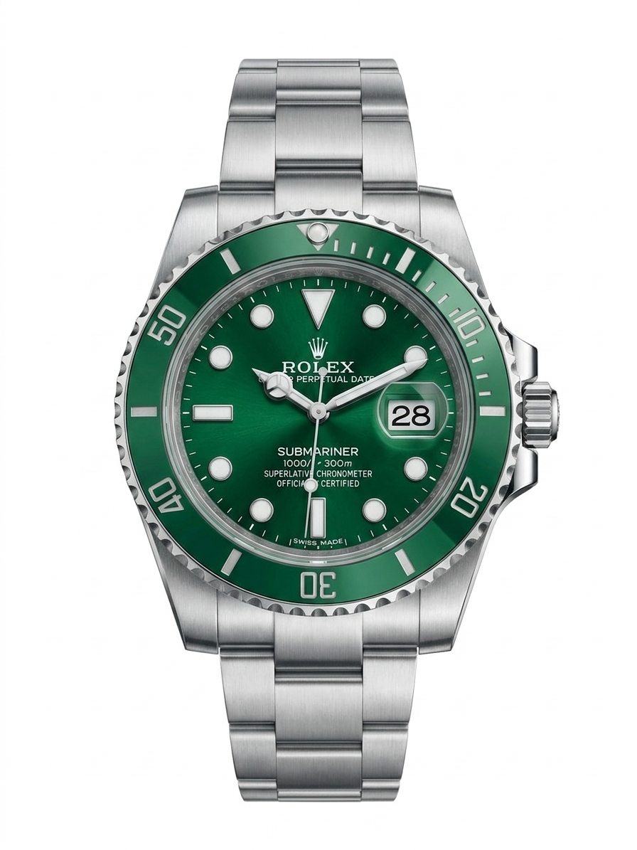 Rolex Submariner Green Dial Green Bezel (The Hulk) Men's Watch