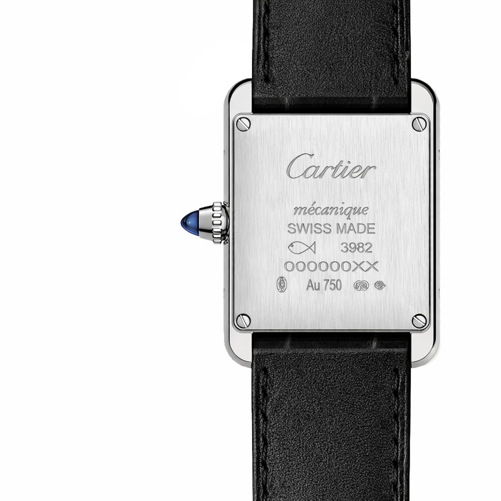 Cartier Tank Black Men 18mm